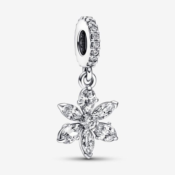 Pandora Sparkling Herbarium Cluster Dangle Charm Pendant - Picture 1 of 4